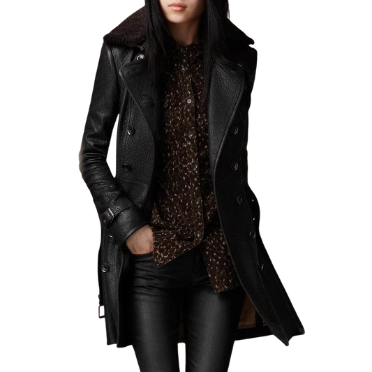 LENA™ | ABRIGO DE CUERO