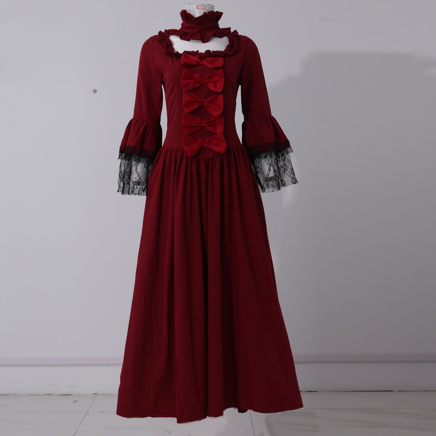VESTIDO GÓTICO VICTORIANO DE ENCAJE w.85217