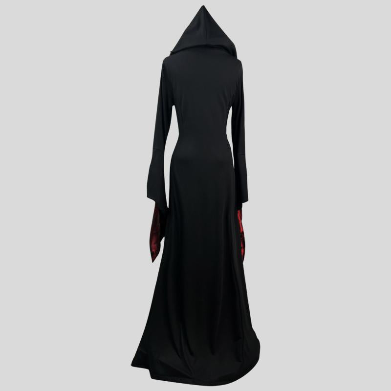 VESTIDO VINTAGE GÓTICO VAMPIRO w.62481