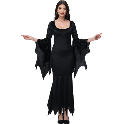 VESTIDO DE SIRENA ESTILO MORTICIA w.53927