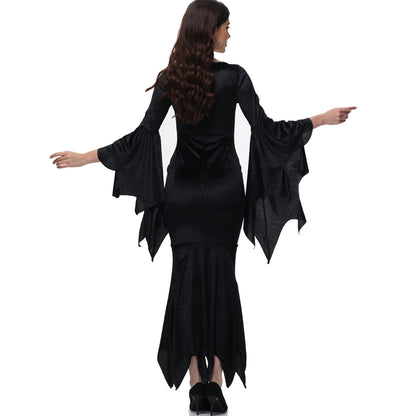 VESTIDO DE SIRENA ESTILO MORTICIA w.53927