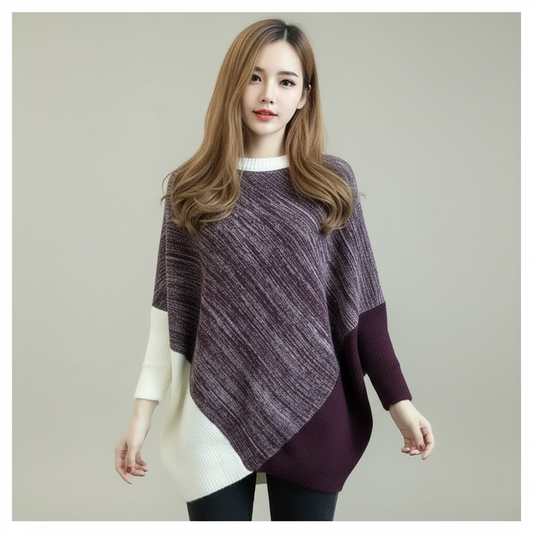 LYRA™ | JERSEY HOLGADO ASIMÉTRICO VINTAGE