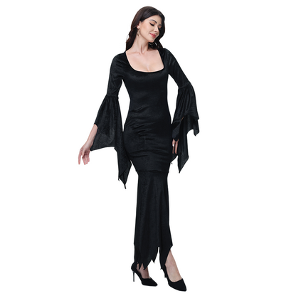 VESTIDO DE SIRENA ESTILO MORTICIA w.53927