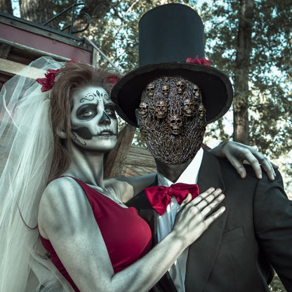 MÁSCARA DE CALAVERA GÓTICA w.92754