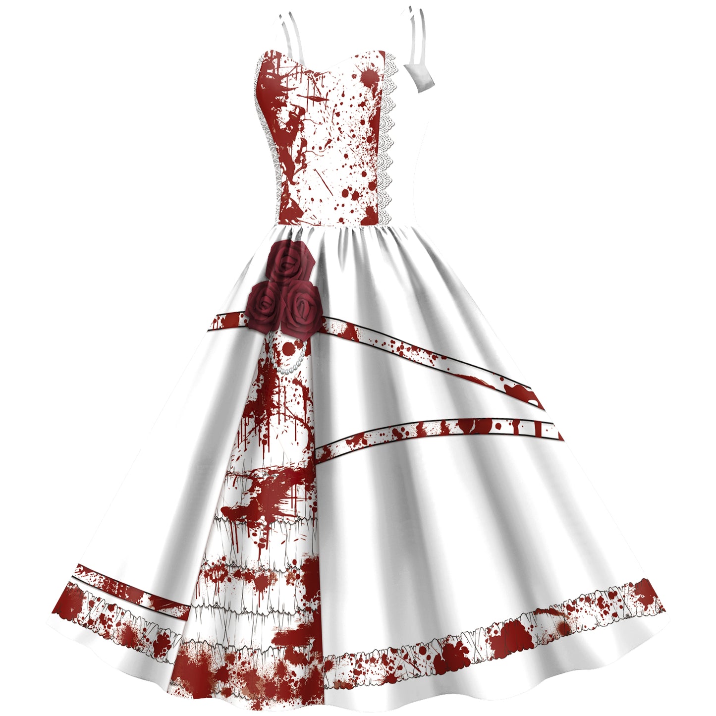 VESTIDO PRINCESA SIN MANGAS w.52741