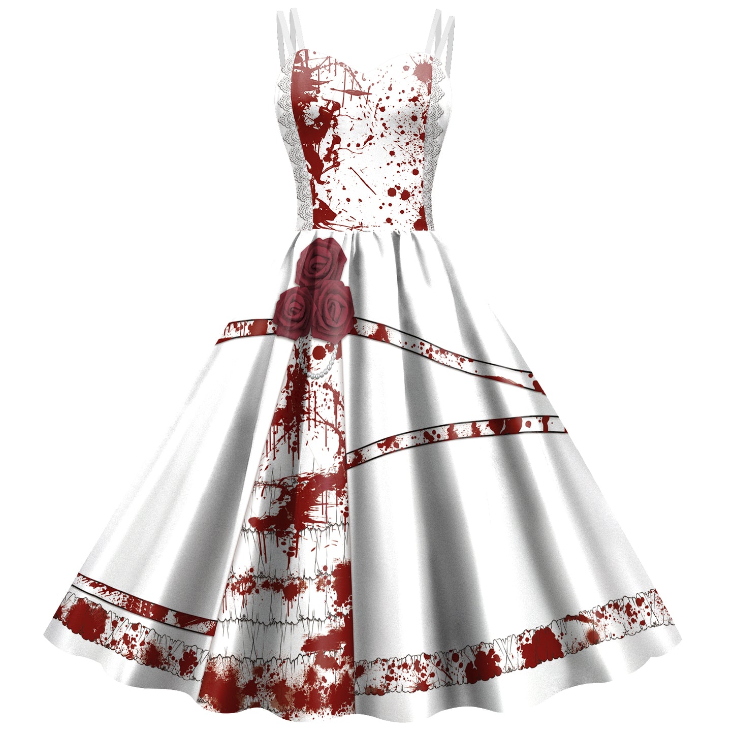 VESTIDO PRINCESA SIN MANGAS w.52741
