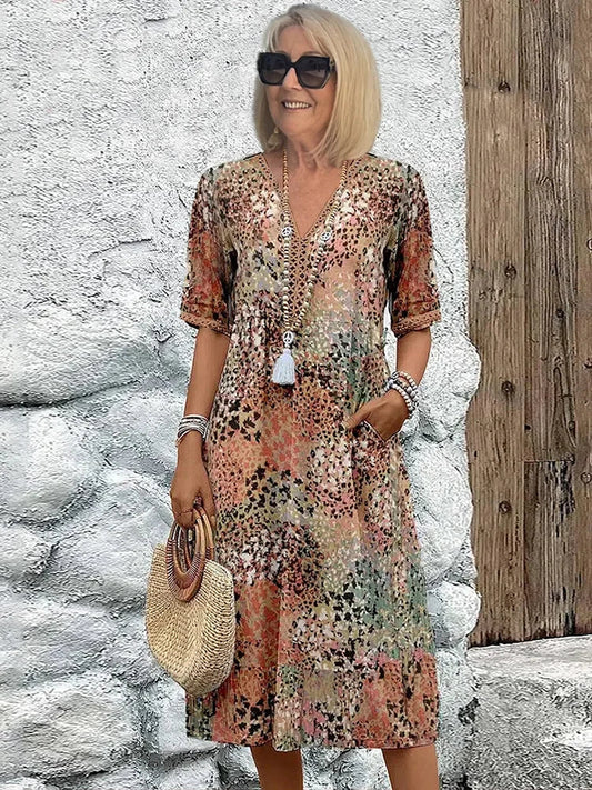 Harper – Vestido Vivo de Largo Medio