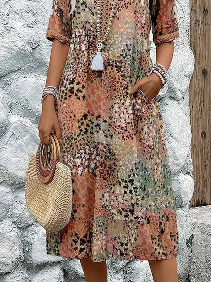 Harper – Vestido Vivo de Largo Medio