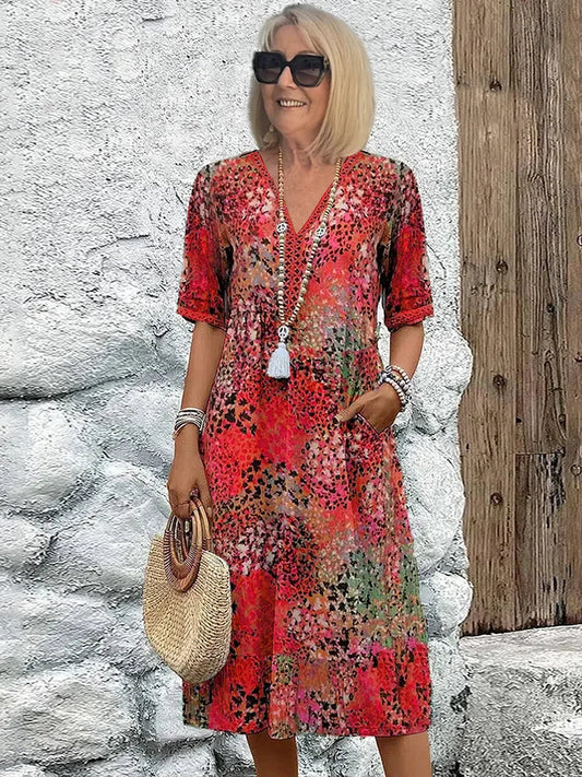 Harper – Vestido Vivo de Largo Medio