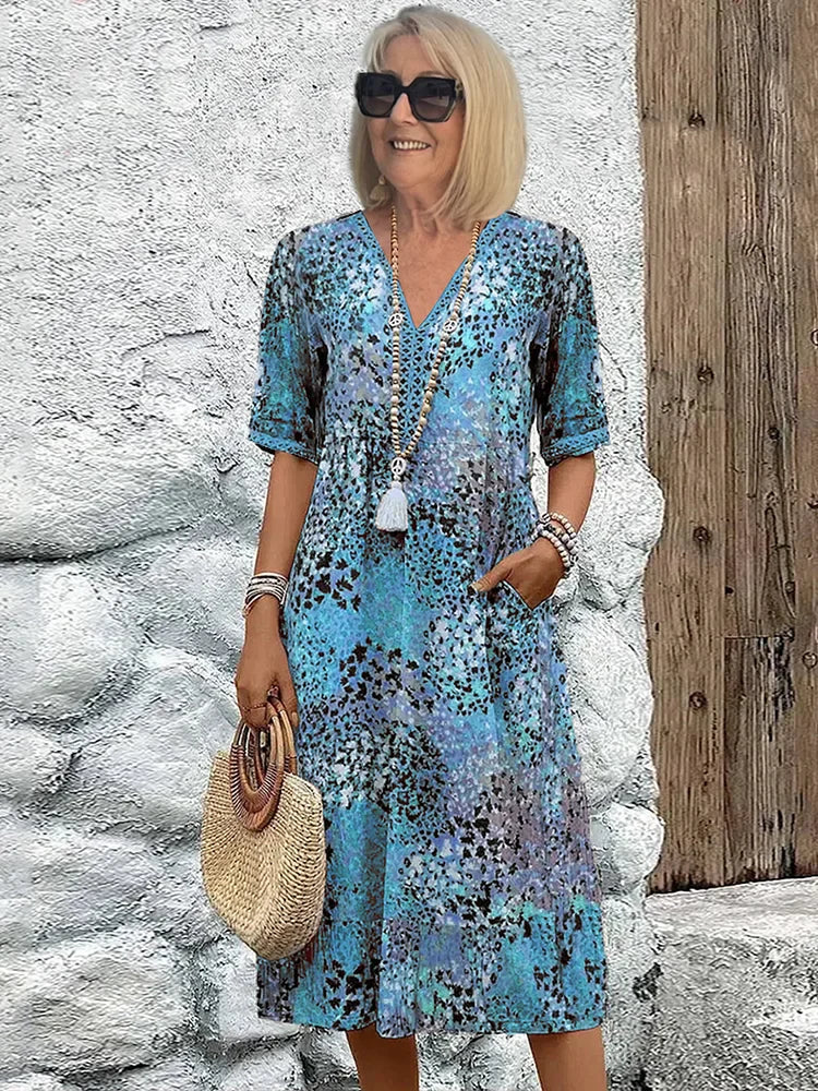 Harper – Vestido Vivo de Largo Medio