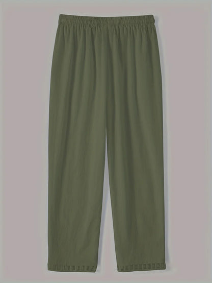 Clara – Pantalones Cropped con Ribete en Contraste
