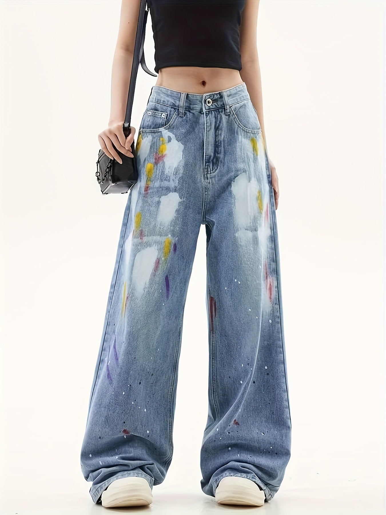 PANTALÓN PRINT GRÁFICO FLARE STREET