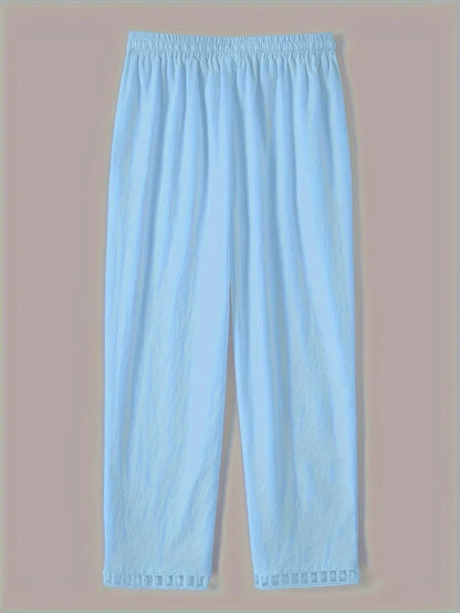 Clara – Pantalones Cropped con Ribete en Contraste