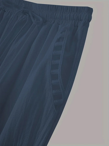 Clara – Pantalones Cropped con Ribete en Contraste
