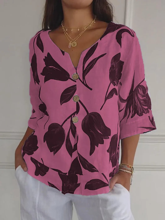 BLUSA FLORAL VINTAGE n.472918