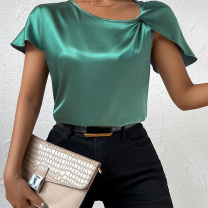 Sophie – Top Elegante con Detalle Único en los Hombros
