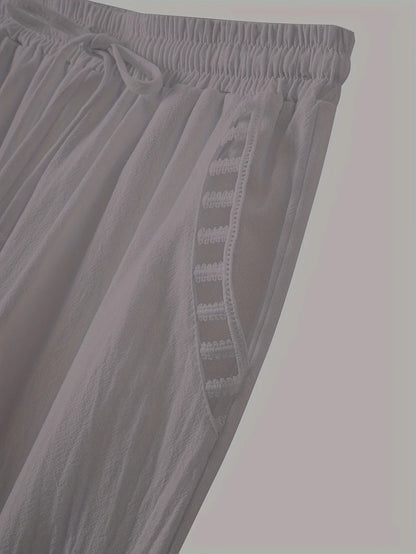 Clara – Pantalones Cropped con Ribete en Contraste