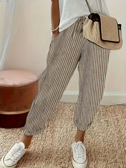 AMELIA – Pantalón de Cintura Elástica con Estilo Atemporal