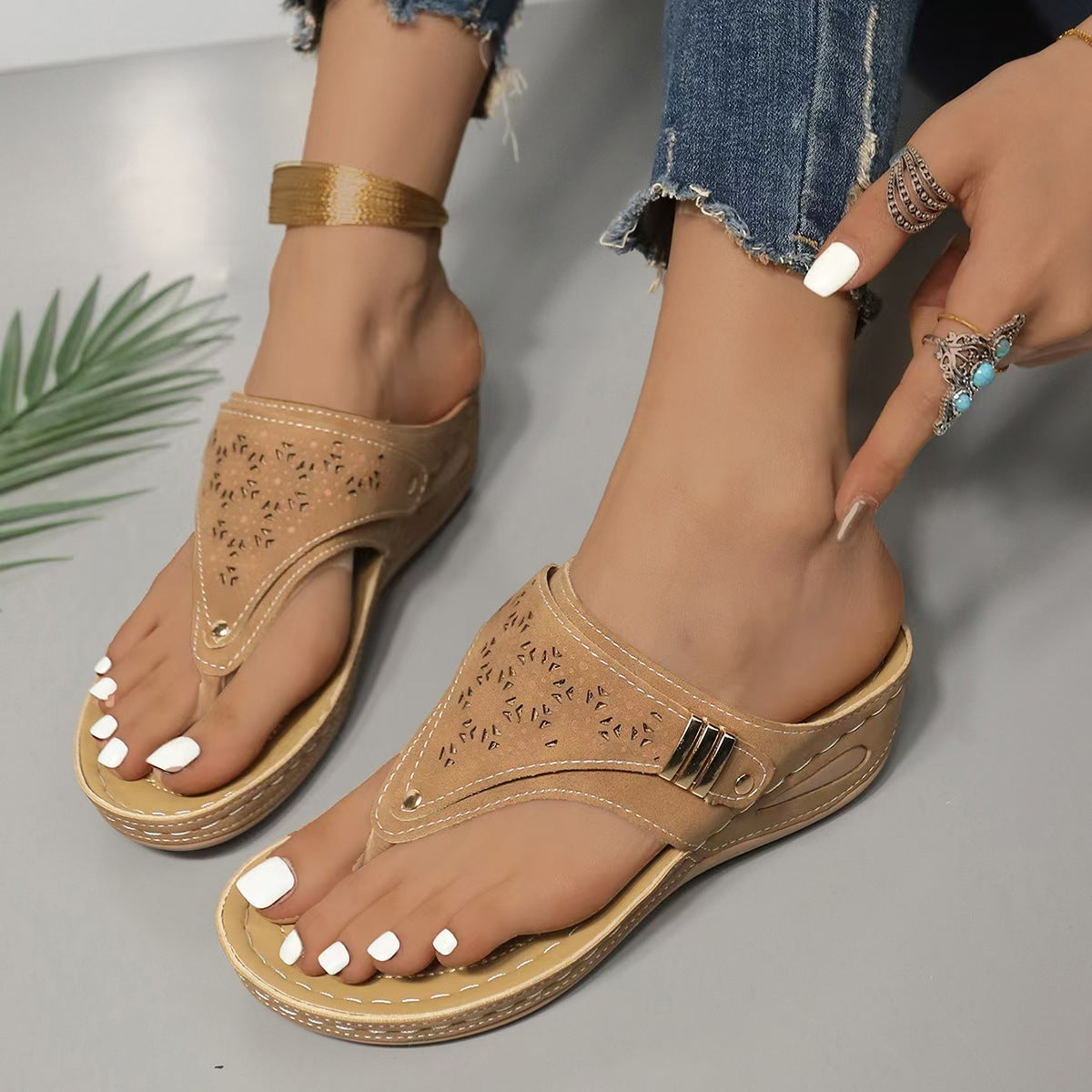 ARCHELLA | SANDALIAS CUÑA CONFORT