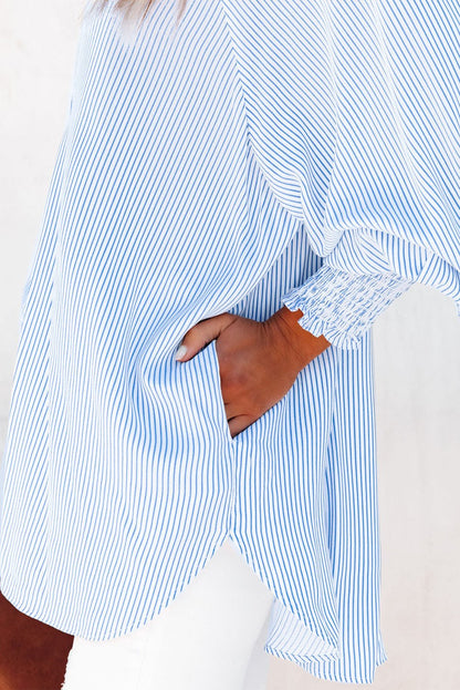 CAMISA OVERSIZE DE RAYAS n.624981