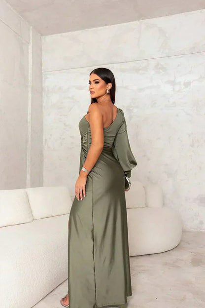 VESTIDO MELYSSA | ELEGANCIA DE UN SOLO HOMBRO