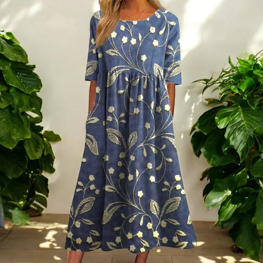 Kharen – Vestido Midi Floral