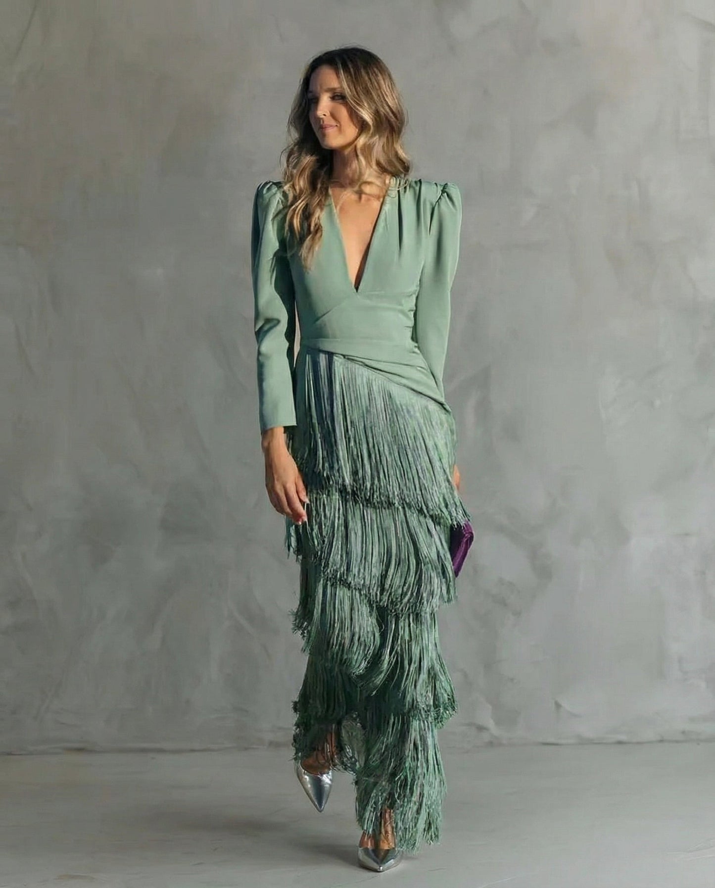 Clara – Vestido Midi Elegante para Invitada