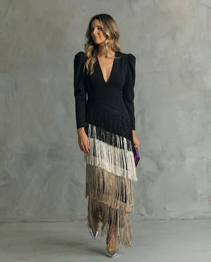 Clara – Vestido Midi Elegante para Invitada