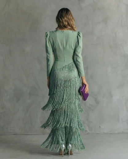 Clara – Vestido Midi Elegante para Invitada