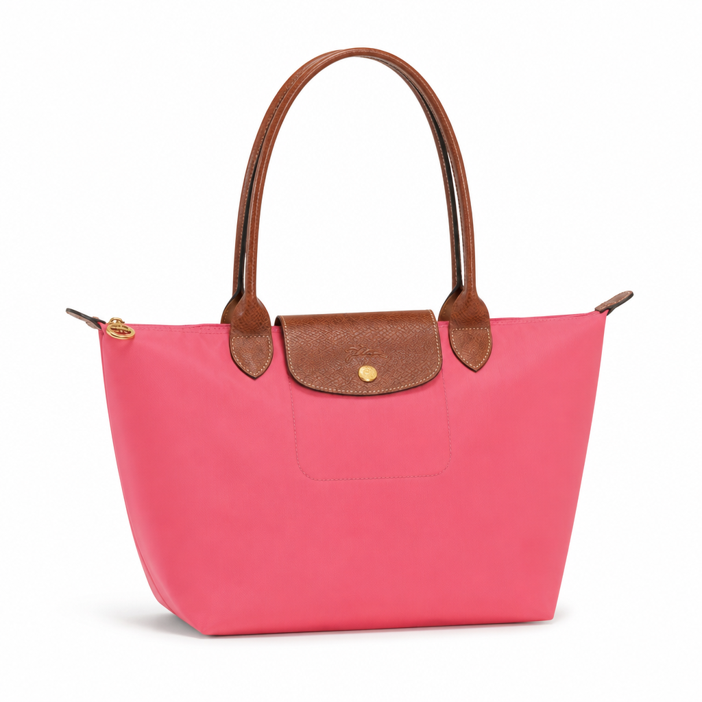 Bolso Tote Grande Longcham Fucsia