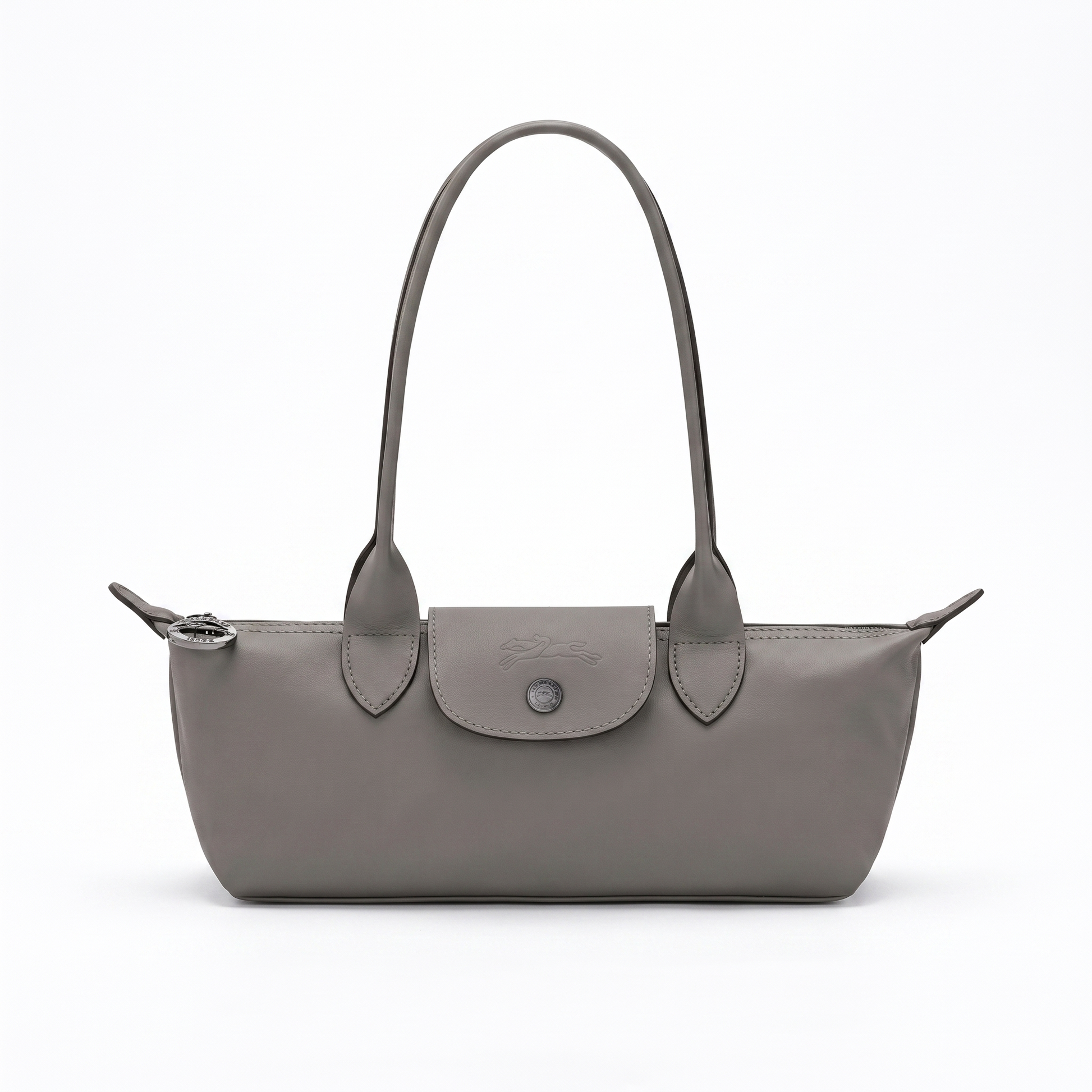 Bolso Baguette Gris
