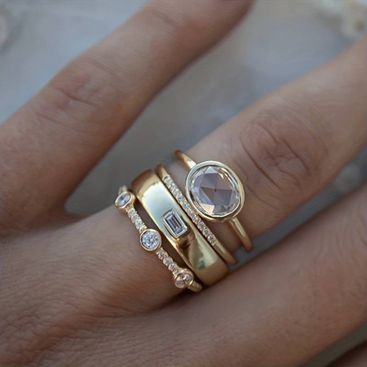 Alessia™ | Juego de anillos vintage