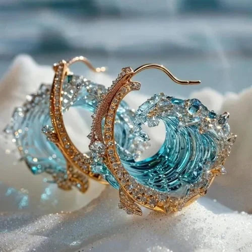 OCEAN WAVE™ | PENDIENTES INSPIRADOS EN EL MAR