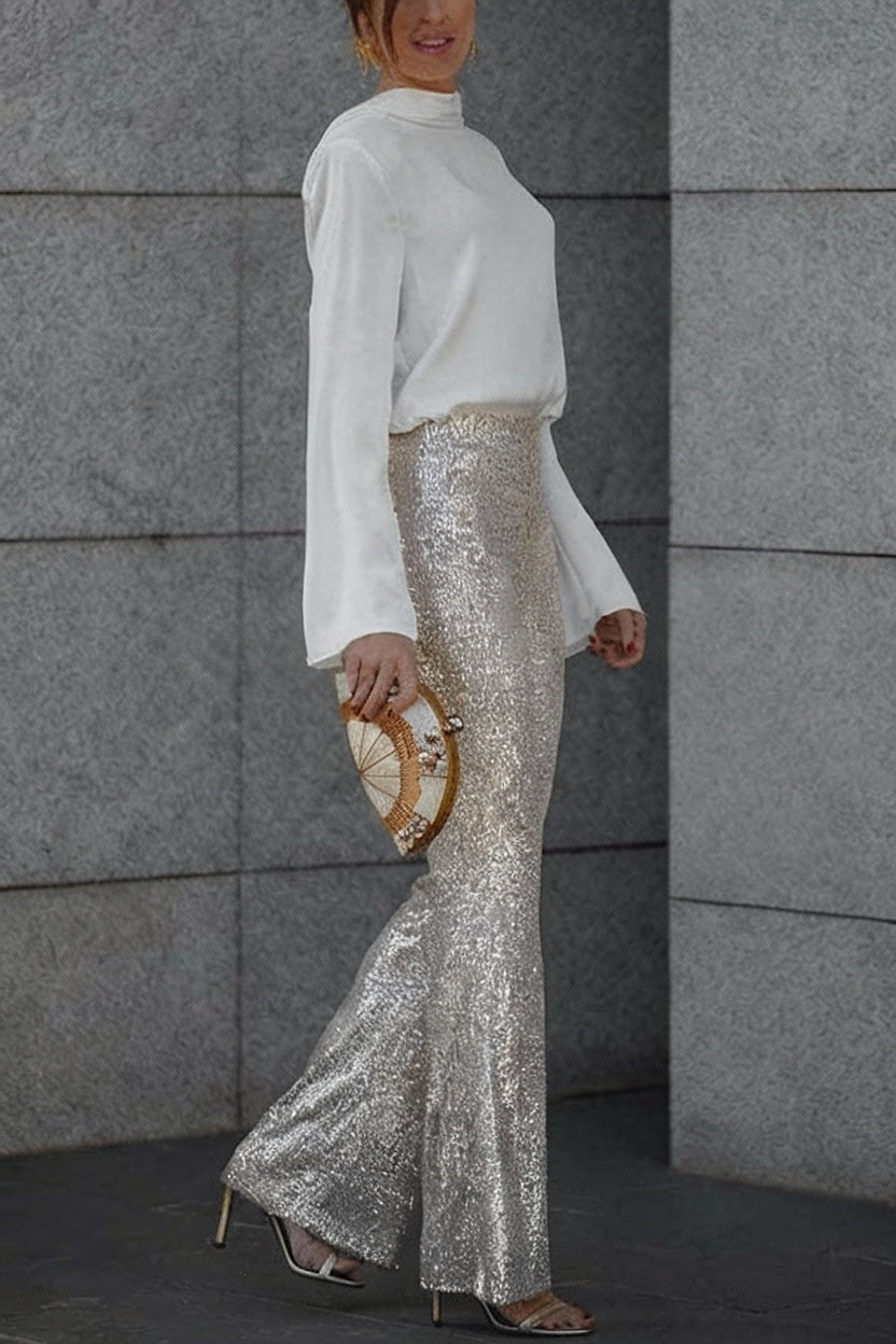 BLUSA SATÉN FIESTA CON ESPALDA DESCUBIERTA