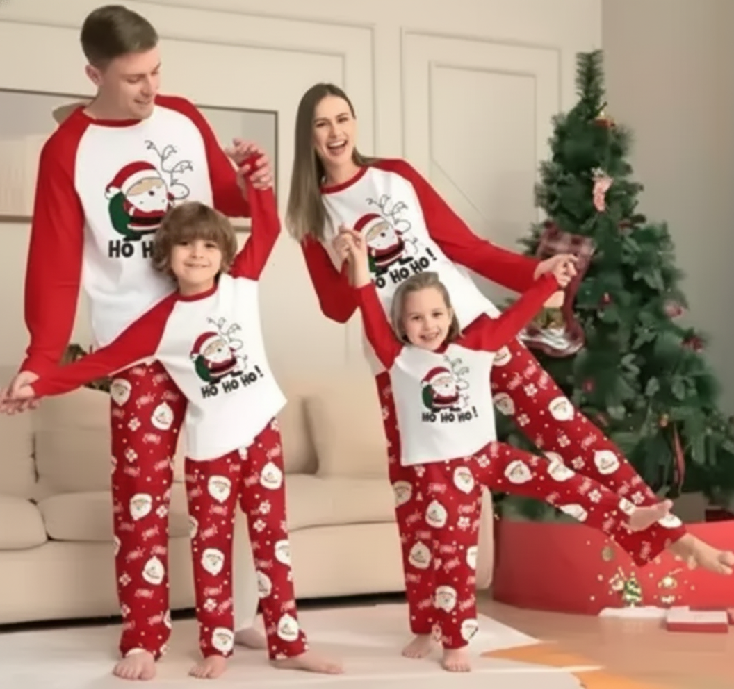SET PIJAMA NAVIDEÑO SANTA CLAUS EDITION