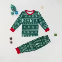 SET PIJAMA NAVIDEÑO GREEN EDITION