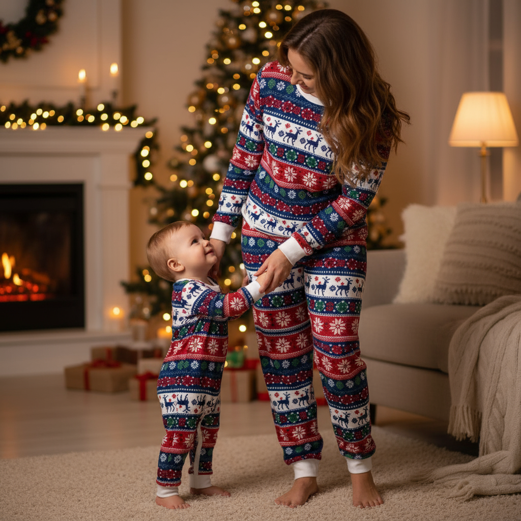 SET PIJAMA NAVIDEÑO RODOLF EDITION