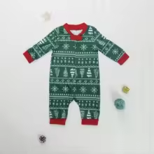 SET PIJAMA NAVIDEÑO GREEN EDITION