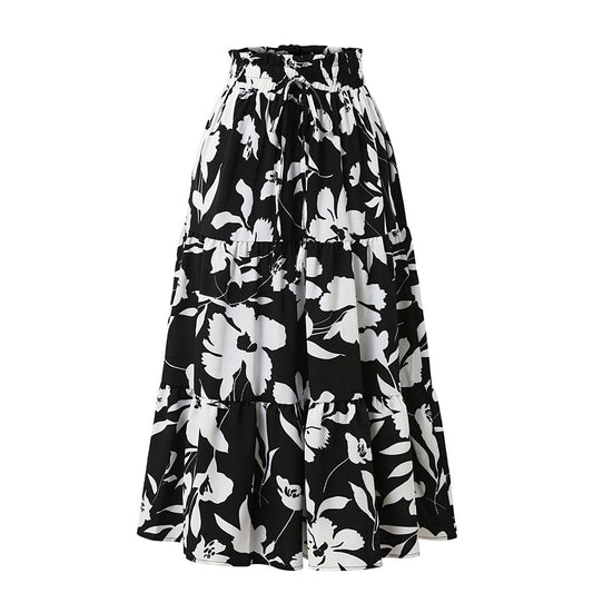 FALDA MIDI FLORAL  n.02984