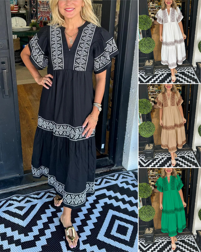 Nancy – Vestido boho maxi imprescindible