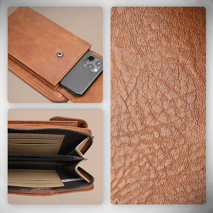 MINI BOLSO EN PIEL NATURAL