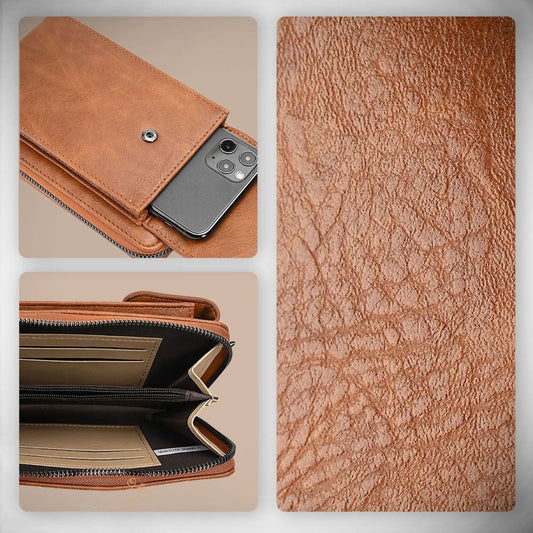 MINI BOLSO EN PIEL NATURAL