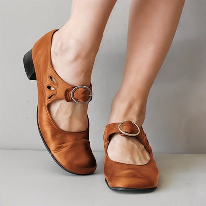 Lizzy – Sandalias de Cuero Suave y Cómodo para Mujer