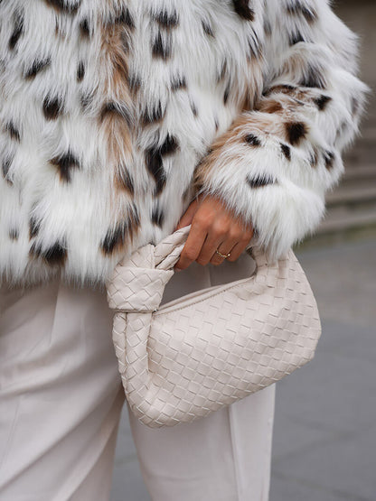 Velvet  – Chaqueta de pelo sintético con estampado felino