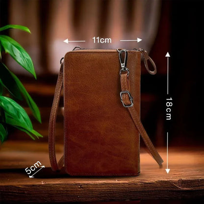 MINI BOLSO EN PIEL NATURAL