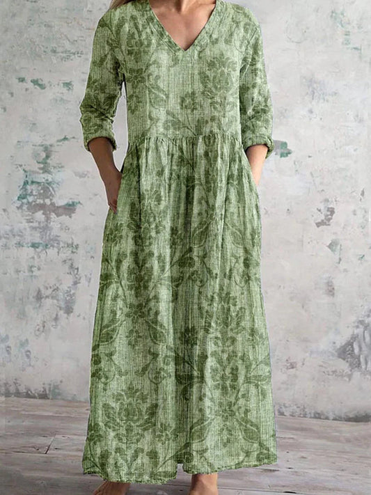 Anika – Vestido chic de algodón con diseño aireado