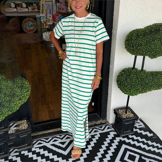 Sara – Vestido largo a rayas