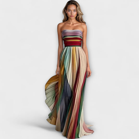 ISAL – VESTIDO LARGO ELEGANTE