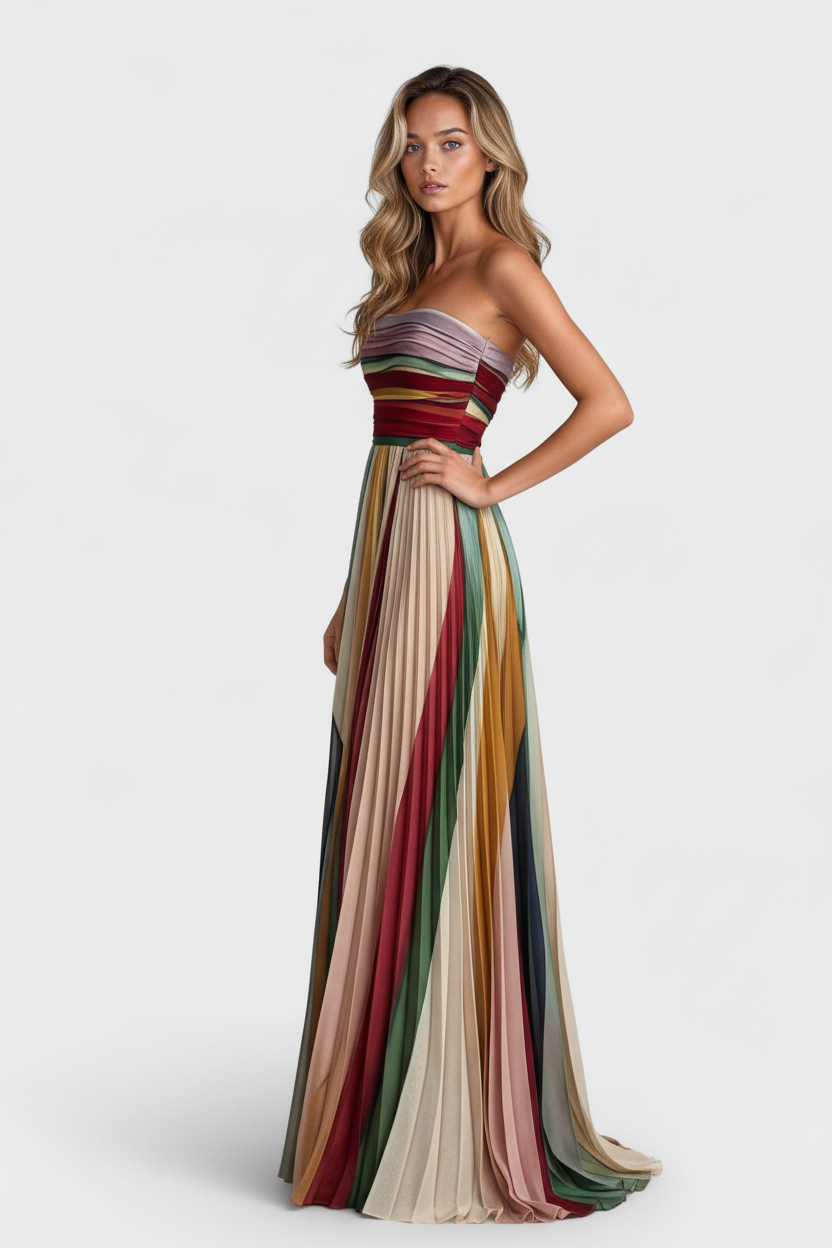 ISAL – VESTIDO LARGO ELEGANTE