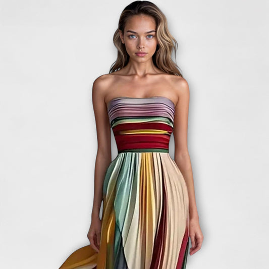ISAL – VESTIDO LARGO ELEGANTE